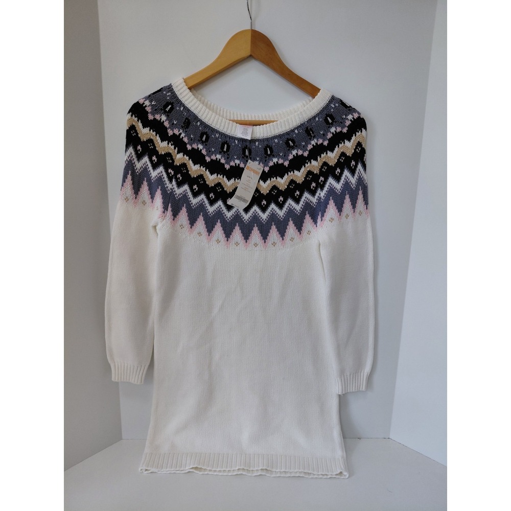 NWT Gymboree Sweater Dress Fair‎ Isle Girls Size L 10-12